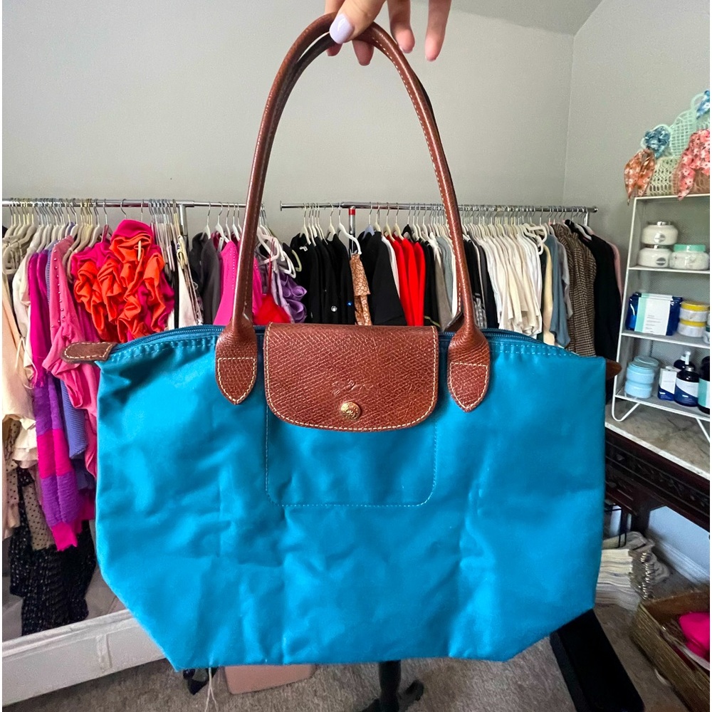 Blue Longchamp bag 💙💘